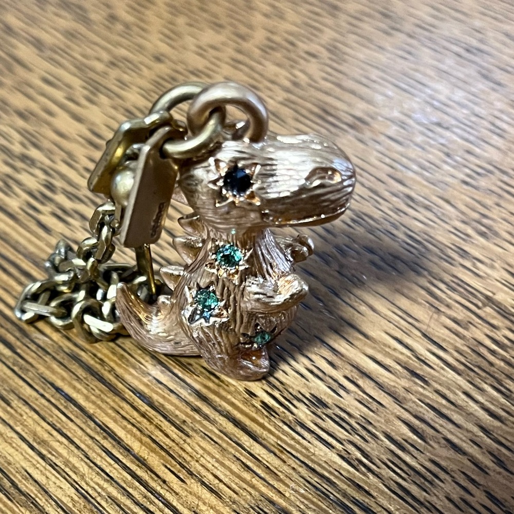Coach Rexy Crystal charm